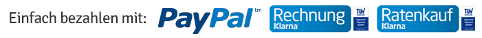 Einfach bezahlen mit Paypal Klarne Rechnung Klarna Ratenkauf
